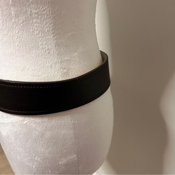 Jacob Women’s Size Small Brown thick Leather Belt Trendy Statement Piece - Picture 4 of 8
